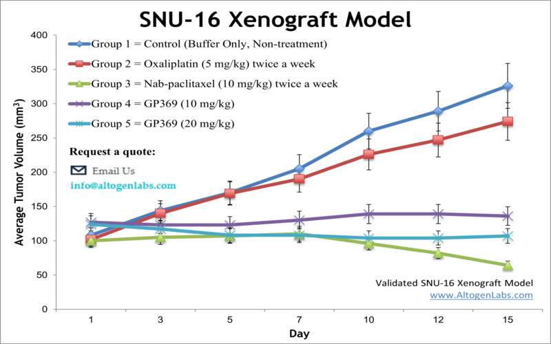 SNU16 Xenograft Model