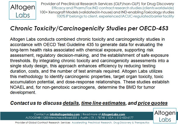 Chronic Toxicity Carcinogenicity OECD453