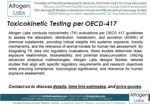 Toxicokinetics OECD 417